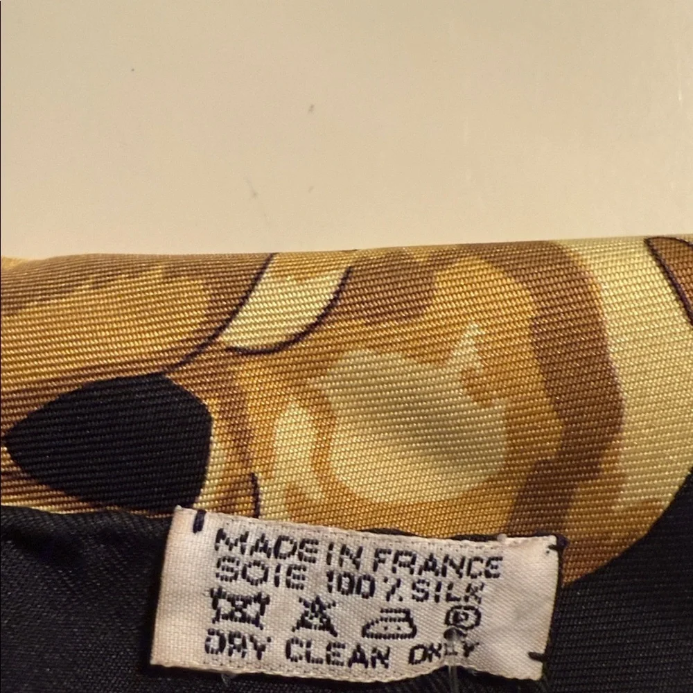 Vintage Hermes Les Cavaliers D'or by Rybal Hermes Cashmere Silk Scarf